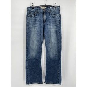 Lucky Brand Men's Jeans Blue Hipster Low Rise Classic Fit Boot Cut Size‎ 31R